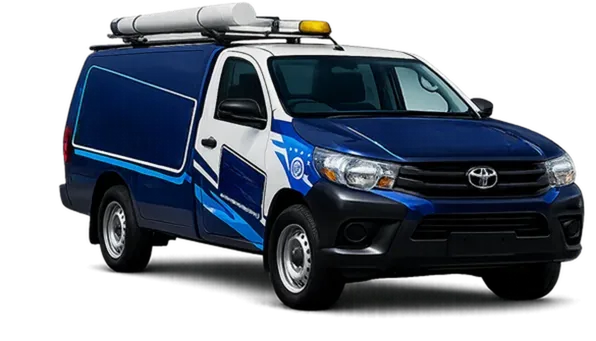 Licensed plumber van servicing Seven Hills