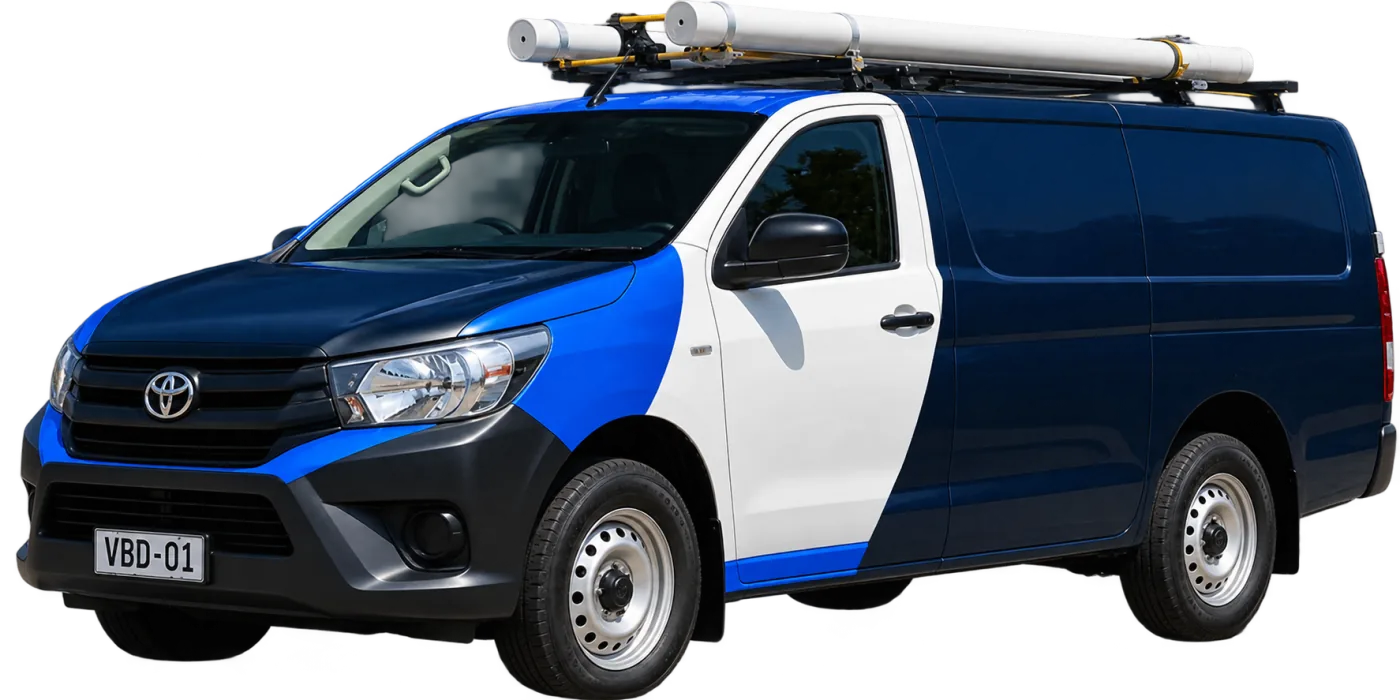 Our van, covering Seven Hills and the surrounding suburbs